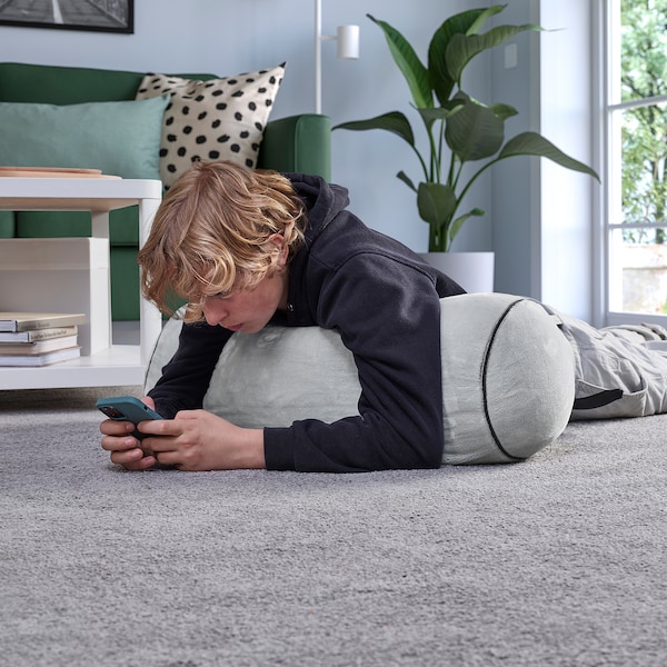 IKEA BLÅSKATA cushion, cylinder shaped/light gray, 31 in, Ikea Ireland | 6758QLBFH