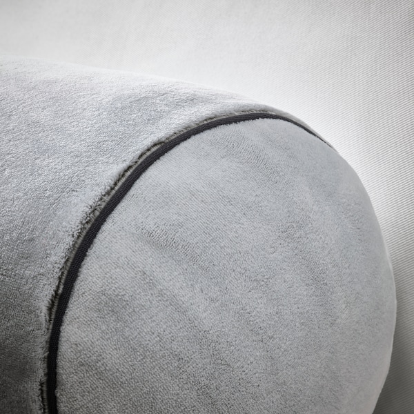 IKEA BLÅSKATA cushion, cylinder shaped/light gray, 31 in, Ikea Ireland | 6758QLBFH