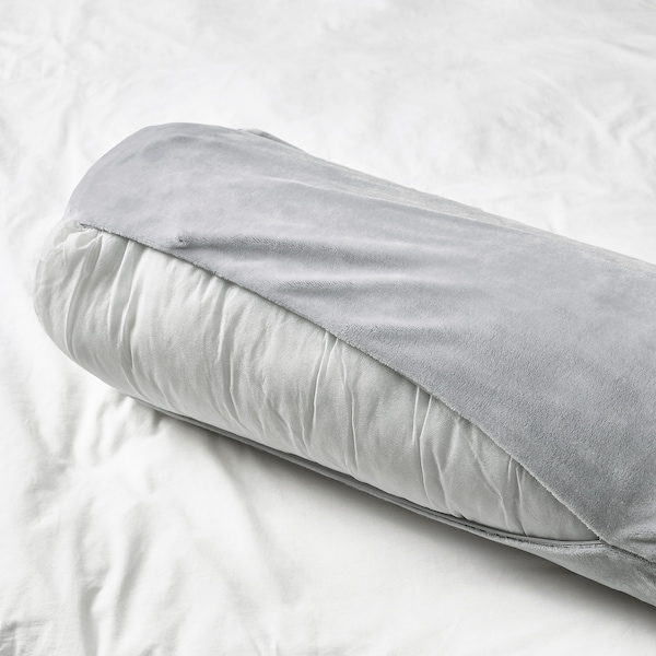 IKEA BLÅSKATA cushion, cylinder shaped/light gray, 31 in, Ikea Ireland | 6758QLBFH