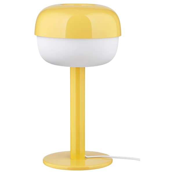 IKEA BLÅSVERK table lamp with LED bulb, 14 in Yellow, Ikea Ireland | 9514LFWSI