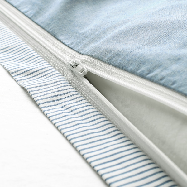 IKEA BLÅVINDA duvet cover and pillowcase(s), King Light Blue, Ikea Ireland | 5078SXTJU