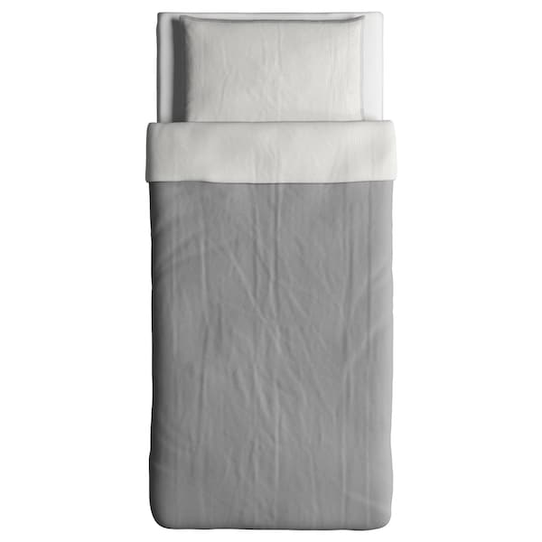 IKEA BLÅVINDA duvet cover and pillowcase(s), Twin Gray, Ikea Ireland | 1709GVKLR