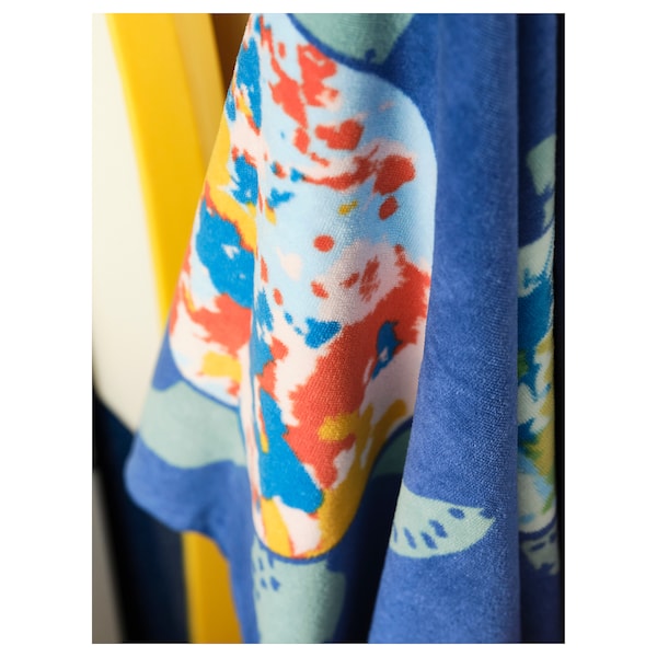 IKEA BLÅVINGAD bath towel, 28x55 in Turtle Pattern / Dark Blue, Ikea Ireland | 3471HMDQW
