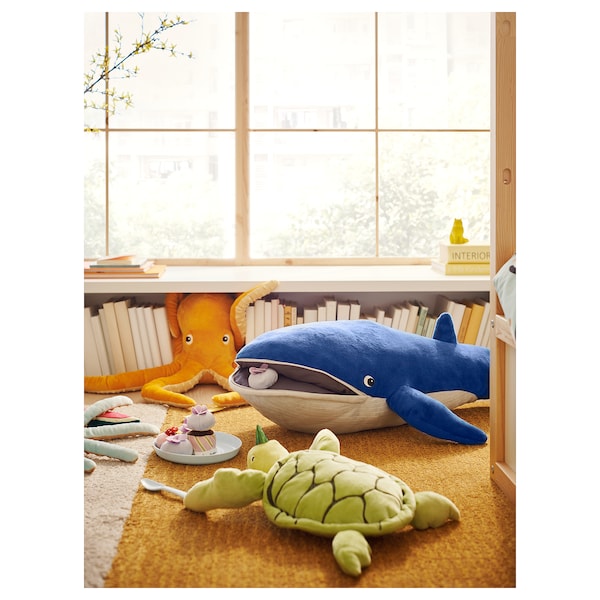 IKEA BLÅVINGAD soft toy, octopus/yellow, 20 in, Ikea Ireland | 7190CJYBG