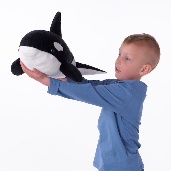 IKEA BLÅVINGAD soft toy, orca/black white, 24 in, Ikea Ireland | 0835MBDEP