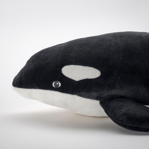 IKEA BLÅVINGAD soft toy, orca/black white, 24 in, Ikea Ireland | 0835MBDEP
