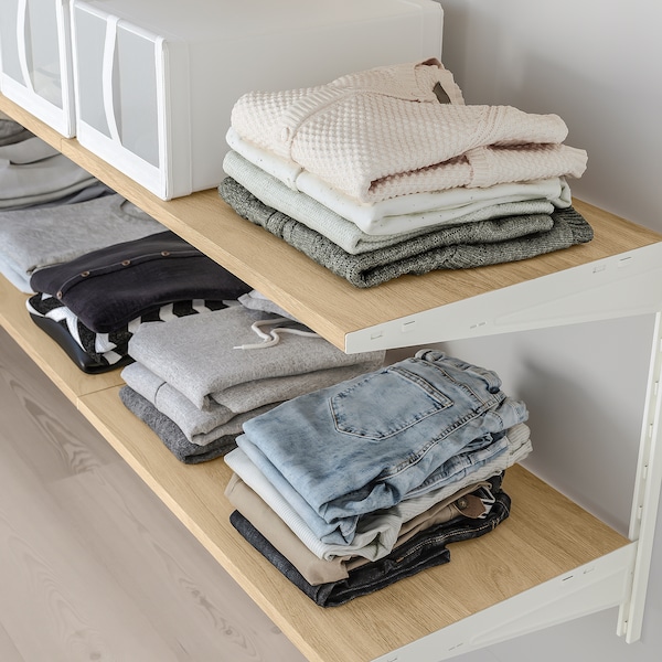 IKEA BOAXEL Shelf, 31 1/2x15 3/4 in Oak Effect, Ikea Ireland | 9317BJTUL