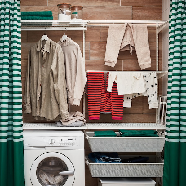 IKEA BOAXEL laundry combination, white, 64 7/8x15 3/4x79 in, Ikea Ireland | 4235ISYBA