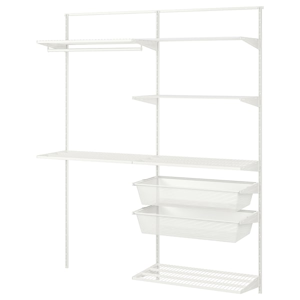 IKEA BOAXEL laundry combination, white, 64 7/8x15 3/4x79 in, Ikea Ireland | 4235ISYBA