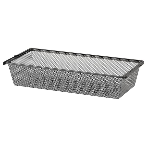 IKEA BOAXEL mesh basket, anthracite, 31 1/2x15 3/4x5 7/8 in, Ikea Ireland | 6819DMZJV