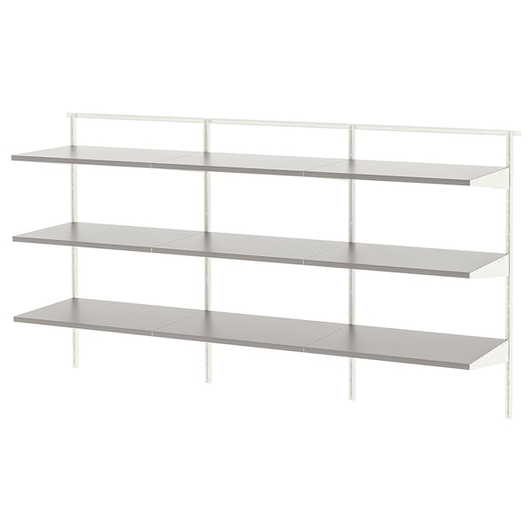 IKEA BOAXEL shelving unit, 73 3/4x15 3/4x39 5/8 in White / Gray, Ikea Ireland | 5296ZKHJO