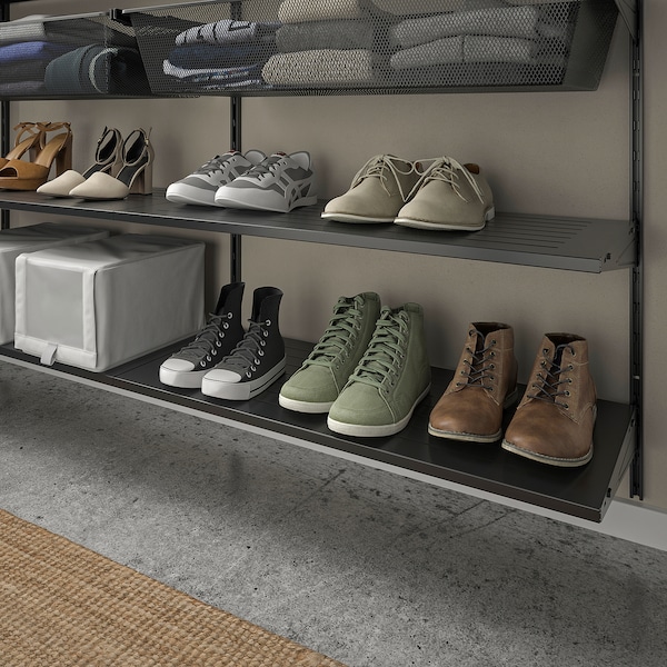 IKEA BOAXEL shoe shelf, 31 1/2x15 3/4 in Anthracite, Ikea Ireland | 2901IGYRM