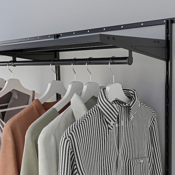 IKEA BOAXEL suspension rail, 71 3/4 in Anthracite, Ikea Ireland | 9521XVLYO