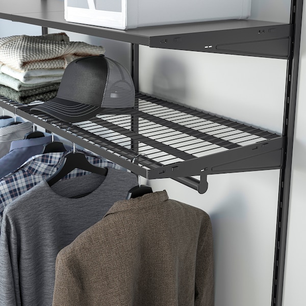 IKEA BOAXEL wall upright, 78 3/4 in Anthracite, Ikea Ireland | 5041OCVBX