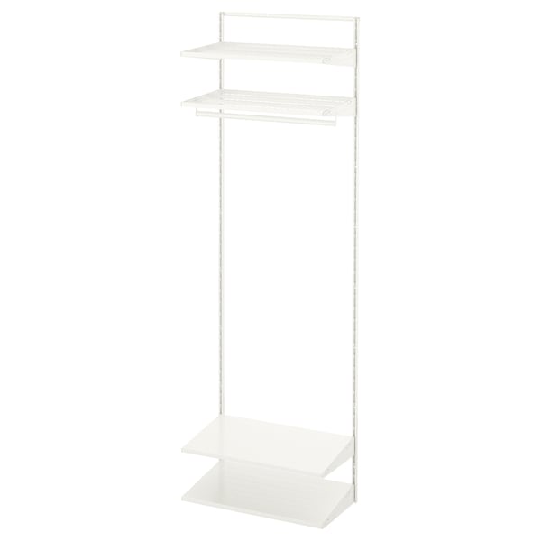 IKEA BOAXEL wardrobe combination, white, 24 3/8x15 3/4x79 in, Ikea Ireland | 0387GMVFT
