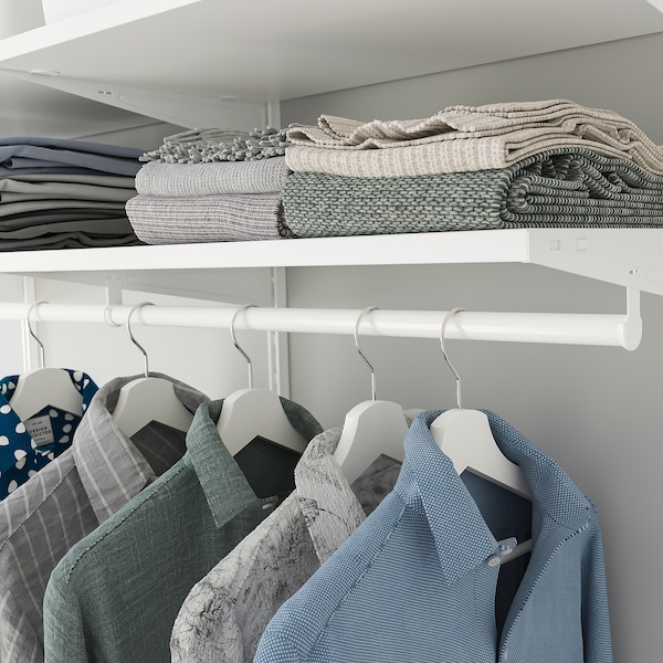 IKEA BOAXEL wardrobe combination, white, 49 1/8x15 3/4x79 in, Ikea Ireland | 9518CNSUZ