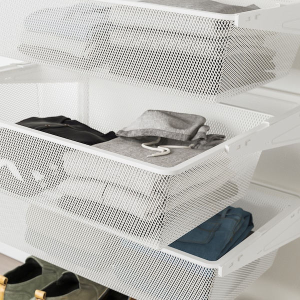 IKEA BOAXEL wardrobe combination, white, 49 1/8x15 3/4x79 in, Ikea Ireland | 7921MEJDU