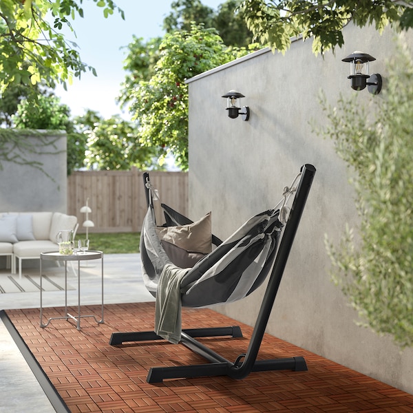 IKEA BOCKÖN hammock stand, outdoor, black, Ikea Ireland | 6093RPUMN