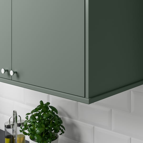 IKEA BODARP rounded deco strip, gray-green, 87 in, Ikea Ireland | 6852EGZDB