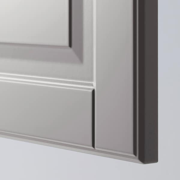 IKEA BODBYN 2-p door/corner base cabinet set, 13x30 in Gray, Ikea Ireland | 0432XNKLS