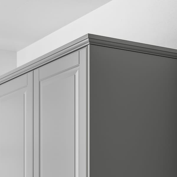 IKEA BODBYN Contoured deco strip, gray, 87 in, Ikea Ireland | 2753PQCMK