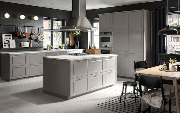 IKEA BODBYN Contoured deco strip, gray, 87 in, Ikea Ireland | 2753PQCMK