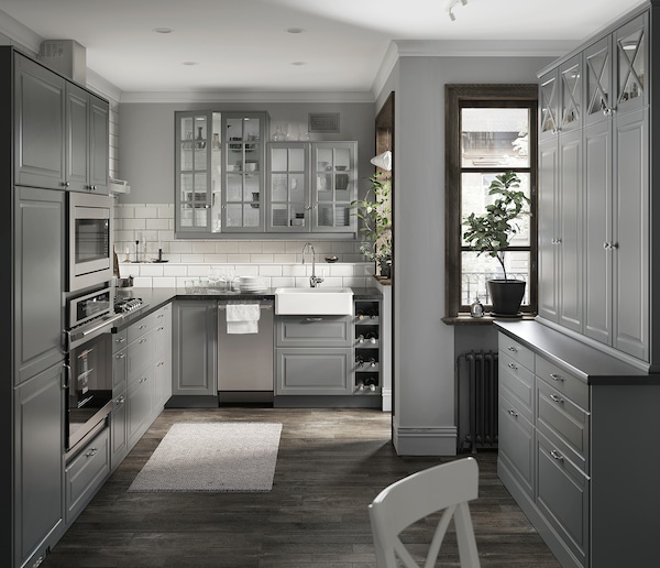 IKEA BODBYN door, 15x50 in Gray, Ikea Ireland | 3967YEXTQ