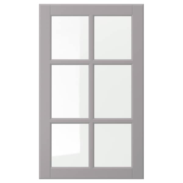 IKEA BODBYN glass door, 18x30 in Gray, Ikea Ireland | 5123JLTUS
