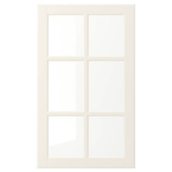 IKEA BODBYN glass door, 18x30 in Off White, Ikea Ireland | 0273HEYTX