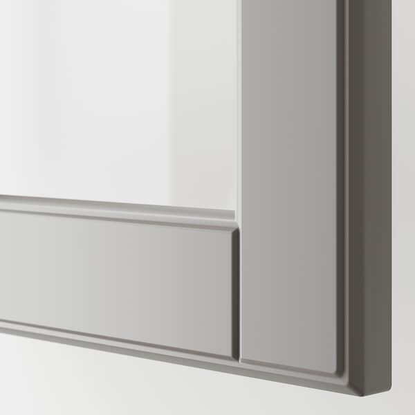 IKEA BODBYN glass door, 18x40 in Gray, Ikea Ireland | 8143RPKOD