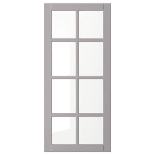 IKEA BODBYN glass door, 18x40 in Gray, Ikea Ireland | 8143RPKOD