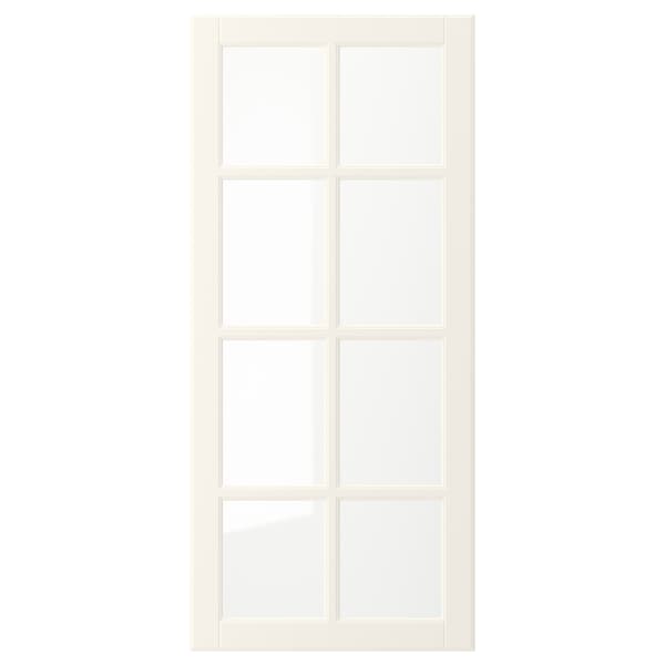 IKEA BODBYN glass door, 18x40 in Off White, Ikea Ireland | 5902EBMKY