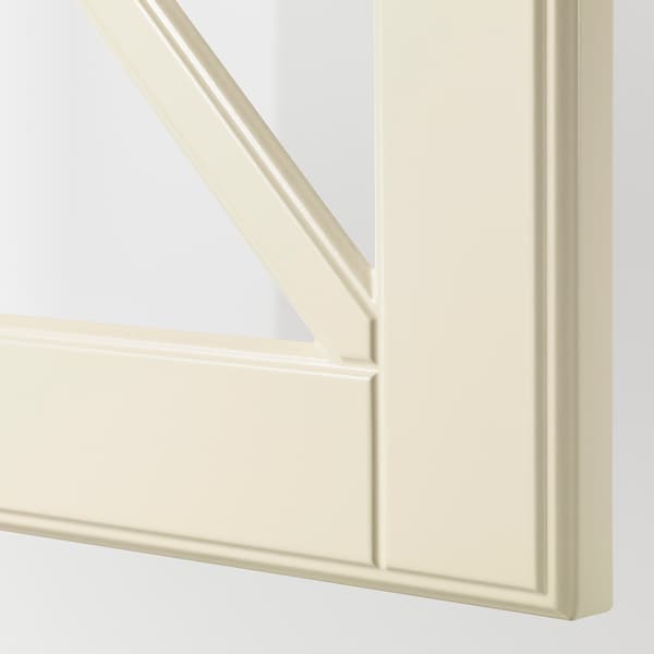 IKEA BODBYN glass door with crossbar, 15x15 in Off White, Ikea Ireland | 7250CJNXI