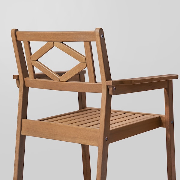 IKEA BONDHOLMEN armchair, outdoor, brown, Ikea Ireland | 5786HPLVG