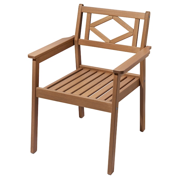 IKEA BONDHOLMEN armchair, outdoor, brown, Ikea Ireland | 5786HPLVG