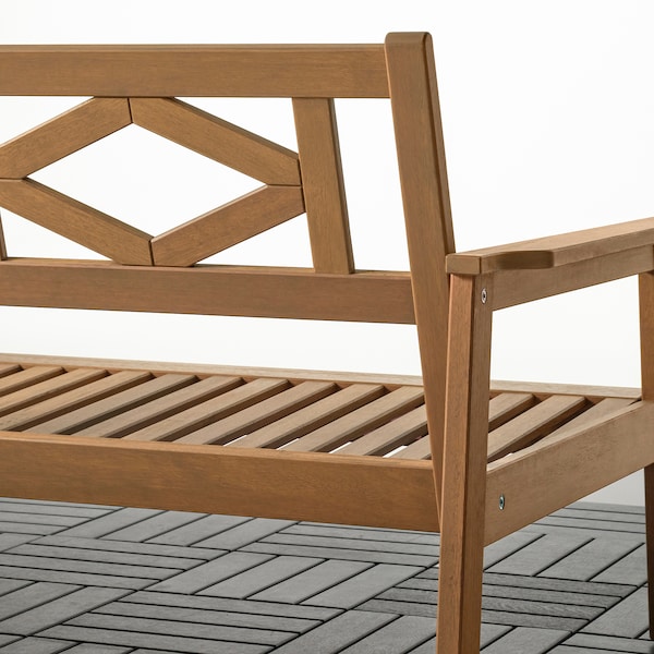 IKEA BONDHOLMEN loveseat, outdoor, brown, 54 3/4x31 7/8x28 3/4 in, Ikea Ireland | 2189YROVM