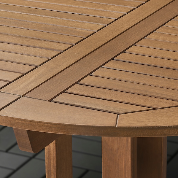 IKEA BONDHOLMEN table, outdoor, brown, 42 1/2 in, Ikea Ireland | 6493JTUAZ