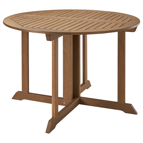 IKEA BONDHOLMEN table, outdoor, brown, 42 1/2 in, Ikea Ireland | 6493JTUAZ