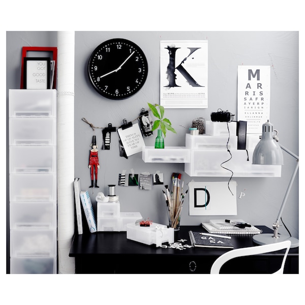 IKEA BONDIS wall clock, black, 15 in, Ikea Ireland | 4078KOFTV