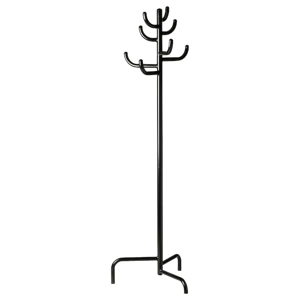 IKEA BONDSKÄRET hat and coat stand, 68 7/8 in Black, Ikea Ireland | 0731UGDPZ
