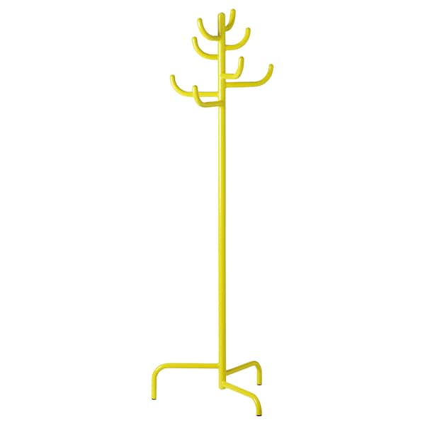 IKEA BONDSKÄRET hat and coat stand, 68 7/8 in Yellow, Ikea Ireland | 5317DWQAZ