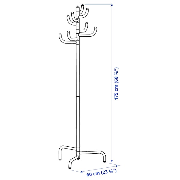 IKEA BONDSKÄRET hat and coat stand, 68 7/8 in Lilac, Ikea Ireland | 8137CGHSF