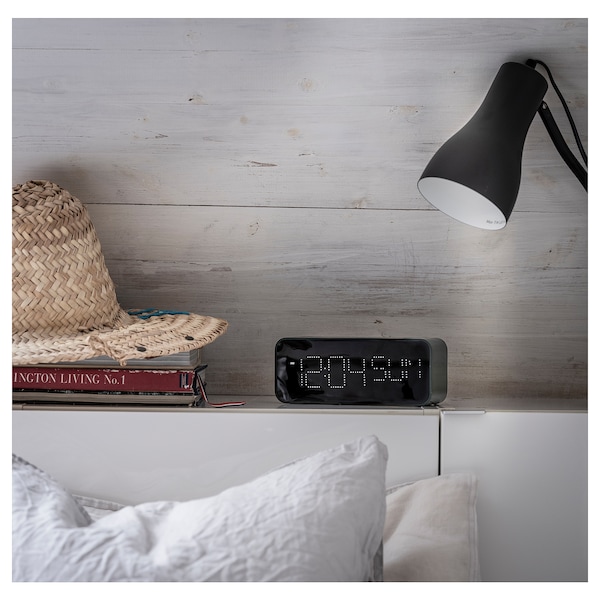 IKEA BONDTOLVAN alarm clock, digital/green, 7 ¾x3 ¼ in, Ikea Ireland | 5162BOIYR
