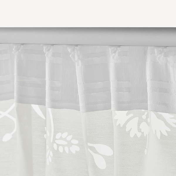 IKEA BORGHILD Sheer curtains, 1 pair, white, 57x98 in, Ikea Ireland | 1253KBHMG