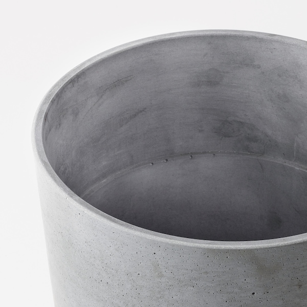 IKEA BOYSENBÄR plant pot, indoor/outdoor light gray, 9 ½ in, Ikea Ireland | 0942QDTUW