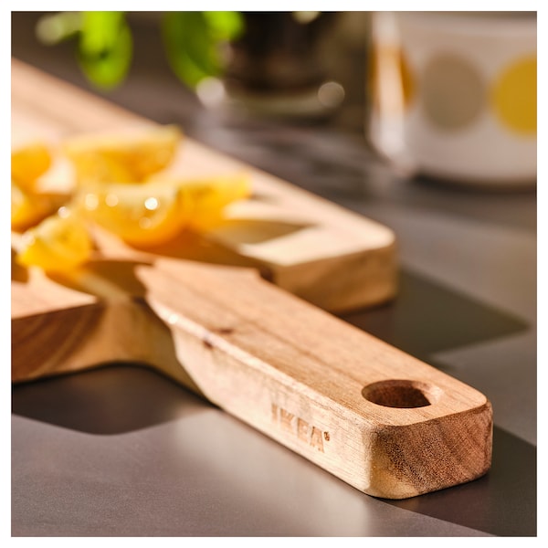 IKEA BRÖGGAN cutting board, acacia, 22 ¾x6 ¼ in, Ikea Ireland | 4627GCQKV