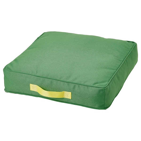 IKEA BRÖGGAN floor cushion, indoor/outdoor green, 18x18 in, Ikea Ireland | 5863VNQZJ