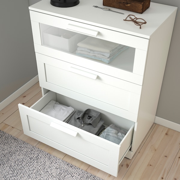 IKEA BRIMNES 3-drawer chest, 30 3/4x37 3/8 in White, Ikea Ireland | 8956MIOCD