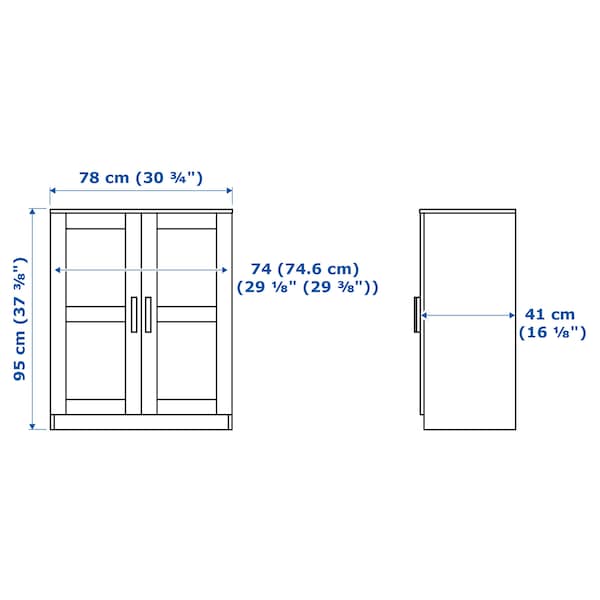 IKEA BRIMNES Cabinet with doors, 30 3/4x37 3/8 in White, Ikea Ireland | 9520ABFYD