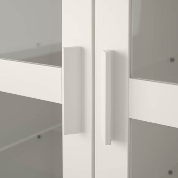IKEA BRIMNES Glass-door cabinet, 31 1/2x74 3/4 in White, Ikea Ireland | 3751GZQLD
